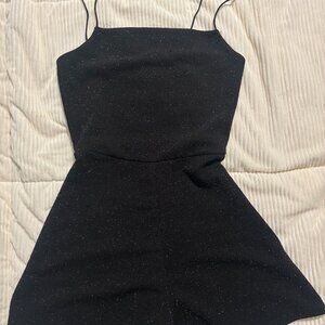 Garage Women's Black Sparkly Romper